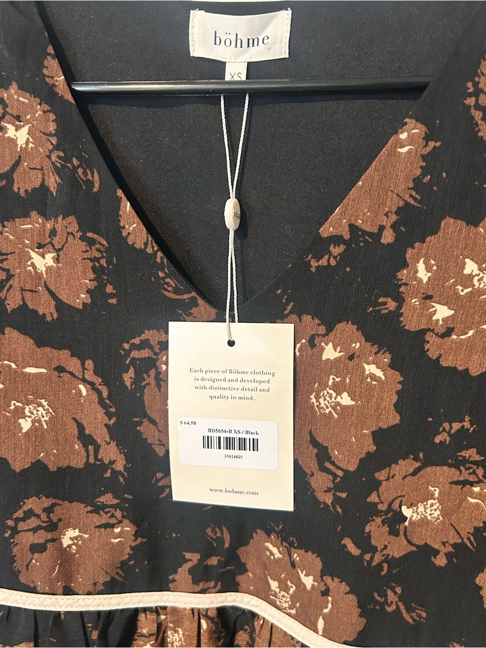 Bohme Ostella Floral Mini Dress   NWT!!! - Picture 4 of 7